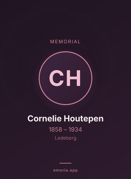 Memorial portrait of Cornelie Houtepen