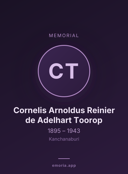 Memorial portrait of Cornelis Arnoldus Reinier de Adelhart Toorop