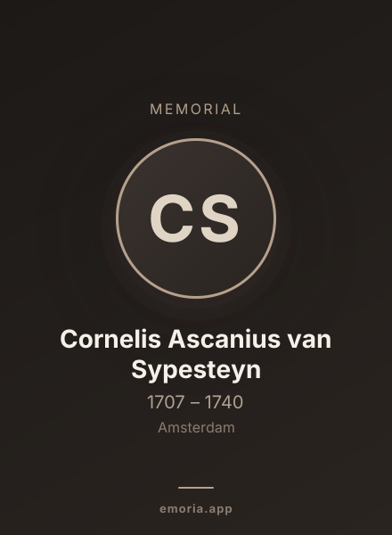 Memorial portrait of Cornelis Ascanius van Sypesteyn