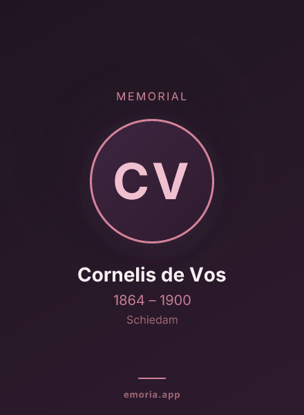 Memorial portrait of Cornelis de Vos