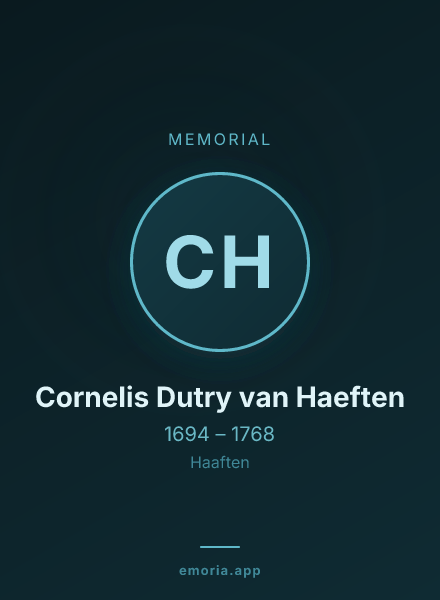 Memorial portrait of Cornelis Dutry van Haeften
