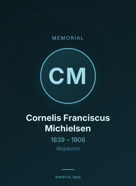 Memorial portrait of Cornelis Franciscus Michielsen