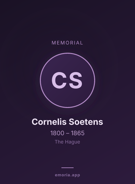 Memorial portrait of Cornelis Soetens