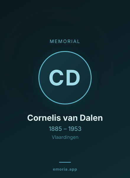Memorial portrait of Cornelis van Dalen