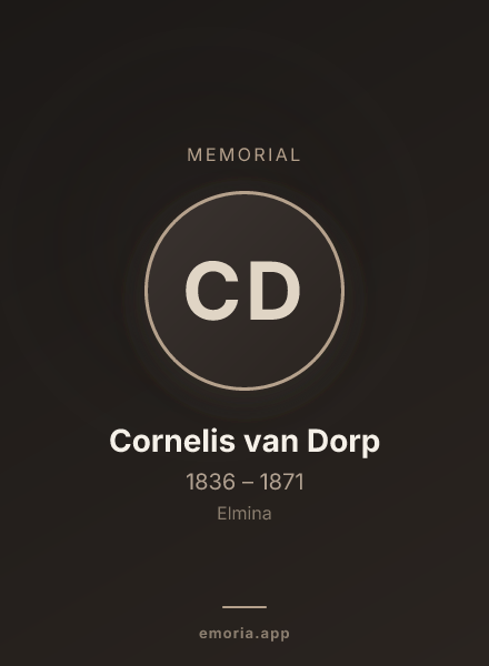 Memorial portrait of Cornelis van Dorp