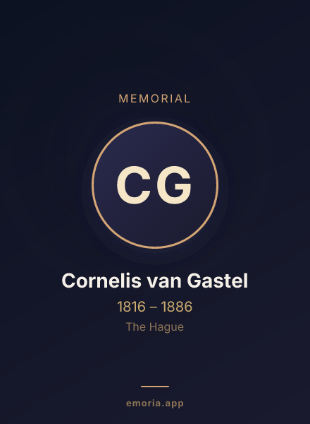 Memorial portrait of Cornelis van Gastel