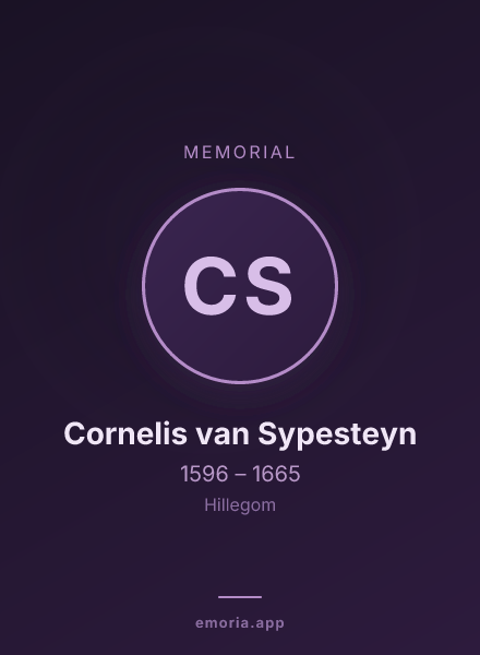 Memorial portrait of Cornelis van Sypesteyn