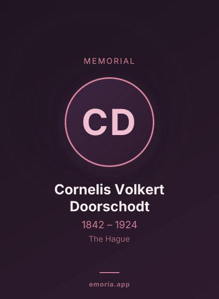 Memorial portrait of Cornelis Volkert Doorschodt