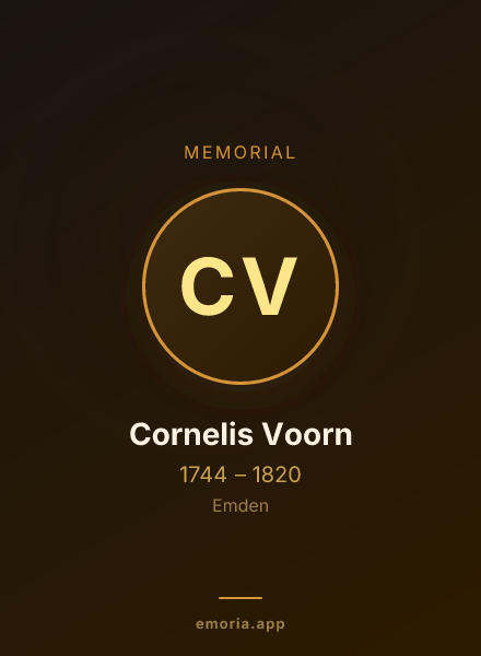 Memorial portrait of Cornelis Voorn