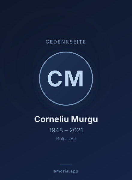 Gedenkportrait von Corneliu Murgu