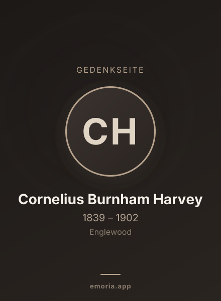 Gedenkportrait von Cornelius Burnham Harvey
