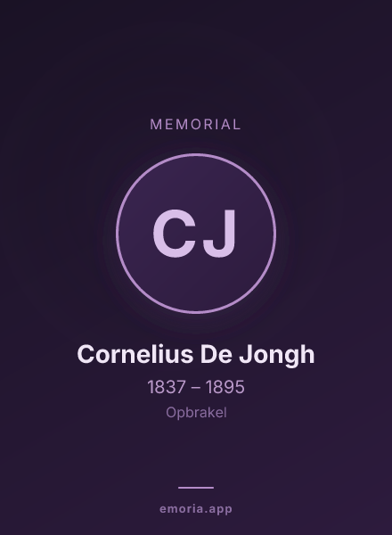 Memorial portrait of Cornelius De Jongh