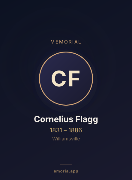 Memorial portrait of Cornelius Flagg