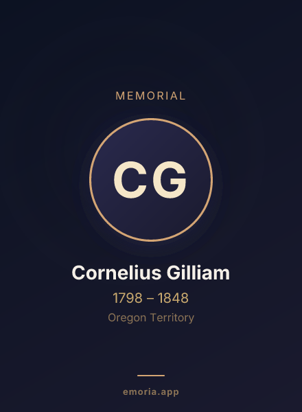 Memorial portrait of Cornelius Gilliam