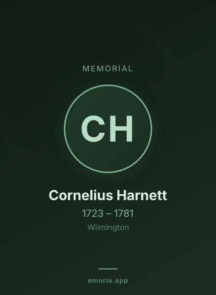 Memorial portrait of Cornelius Harnett
