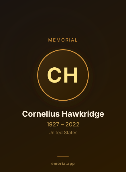 Memorial portrait of Cornelius Hawkridge