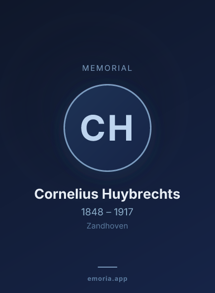 Memorial portrait of Cornelius Huybrechts