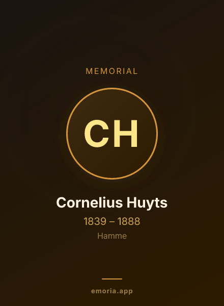 Memorial portrait of Cornelius Huyts