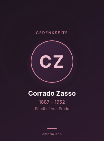 Gedenkportrait von Corrado Zasso