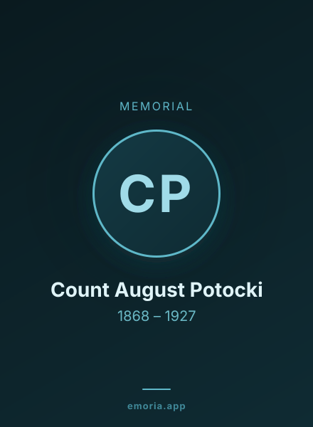 Memorial portrait of Count August Potocki