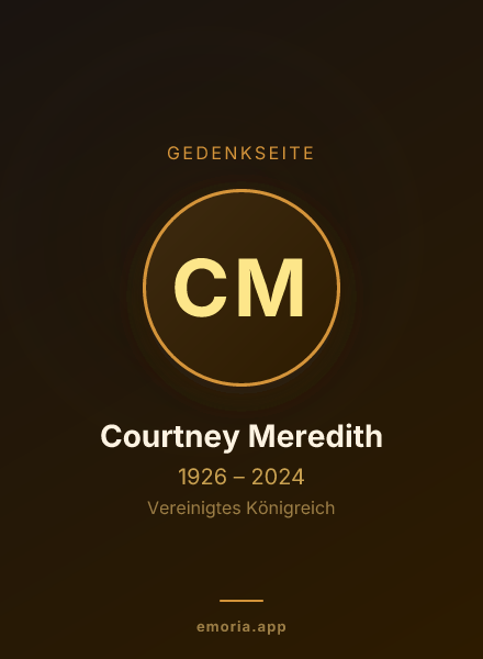 Gedenkportrait von Courtney Meredith