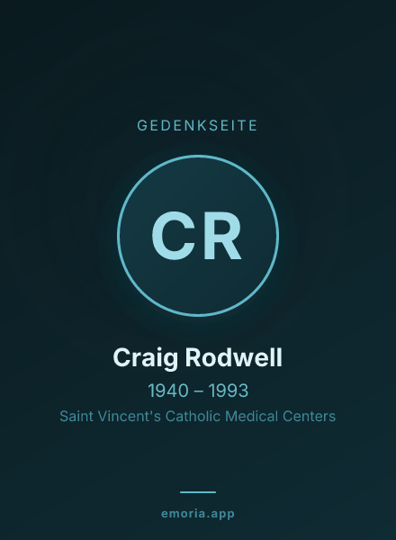 Gedenkportrait von Craig Rodwell