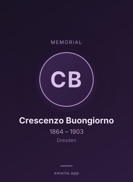 Memorial portrait of Crescenzo Buongiorno