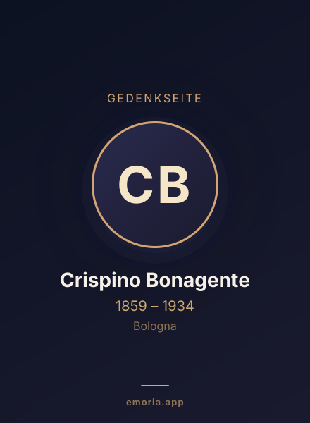 Gedenkportrait von Crispino Bonagente