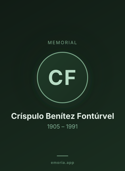 Memorial portrait of Críspulo Benítez Fontúrvel