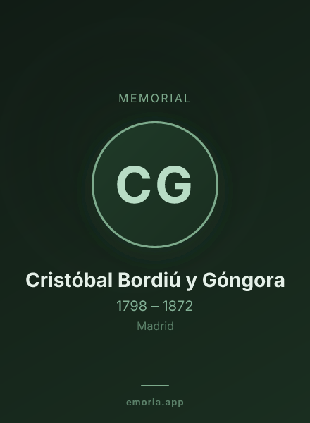 Memorial portrait of Cristóbal Bordiú y Góngora