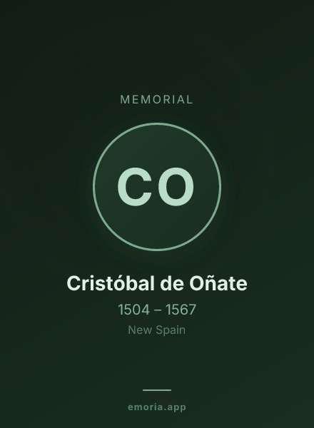 Memorial portrait of Cristóbal de Oñate