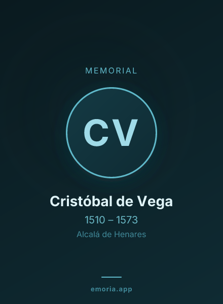 Memorial portrait of Cristóbal de Vega