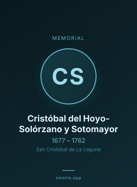 Memorial portrait of Cristóbal del Hoyo-Solórzano y Sotomayor