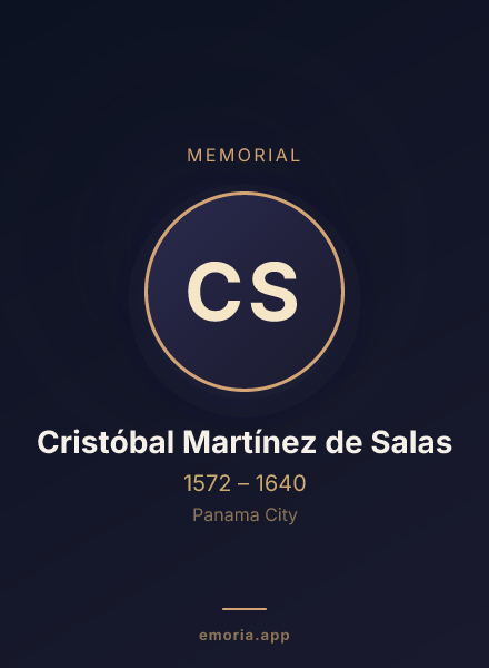 Memorial portrait of Cristóbal Martínez de Salas