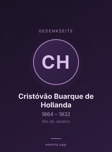 Gedenkportrait von Cristóvão Buarque de Hollanda