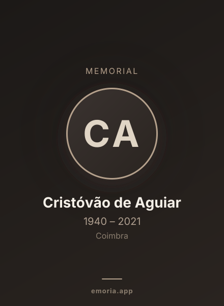 Memorial portrait of Cristóvão de Aguiar