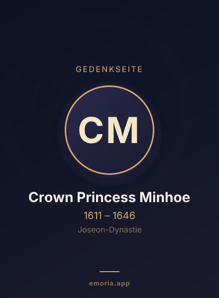 Gedenkportrait von Crown Princess Minhoe
