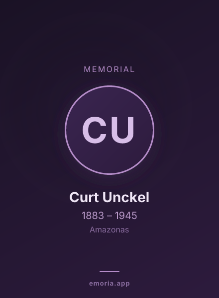 Memorial portrait of Curt Unckel