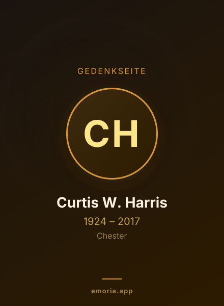 Gedenkportrait von Curtis W. Harris