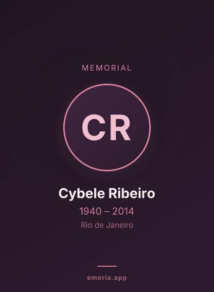 Memorial portrait of Cybele Ribeiro