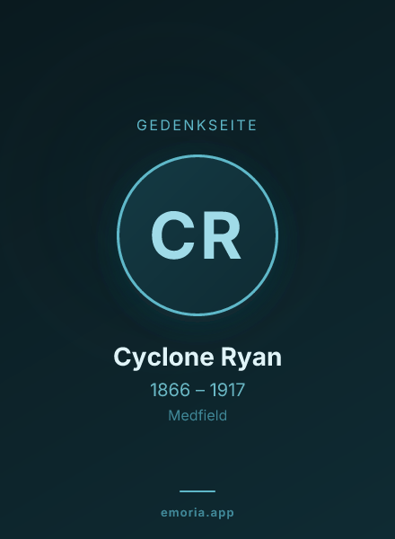 Gedenkportrait von Cyclone Ryan