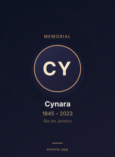 Memorial portrait of Cynara