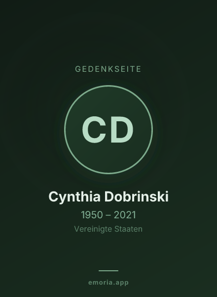 Gedenkportrait von Cynthia Dobrinski