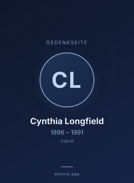 Gedenkportrait von Cynthia Longfield