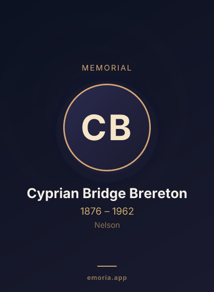 Memorial portrait of Cyprian Bridge Brereton