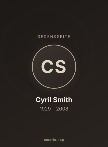 Gedenkportrait von Cyril Smith