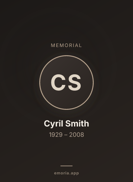 Memorial portrait of Cyril Smith