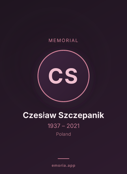 Memorial portrait of Czesław Szczepanik