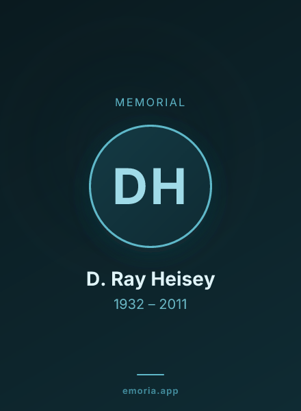 Memorial portrait of D. Ray Heisey