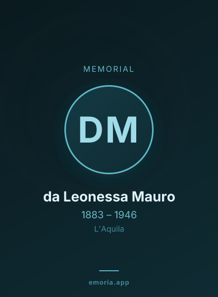 Memorial portrait of da Leonessa Mauro
